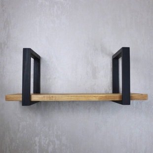 Utility Pine Bracket Shelf