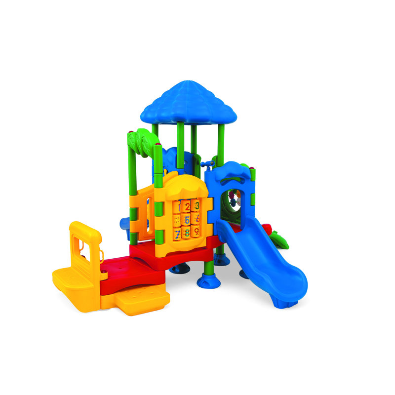 Structure de jeu Discovery Mountain avec ensemble de piquets de mise à la terre