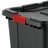 Sterilite Durable Rugged Industrial Tote with Red Latches-98363266-98363267