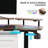 63"Modern Wing-Shaped Standing Desk-362874049