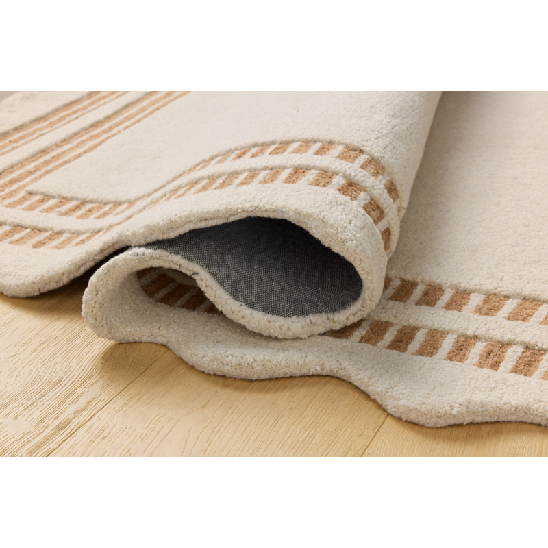 Chris Loves Julia x Loloi Scottie Ivory Rust Rug