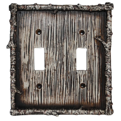 2-Gang Toggle Light Switch Wall Plate