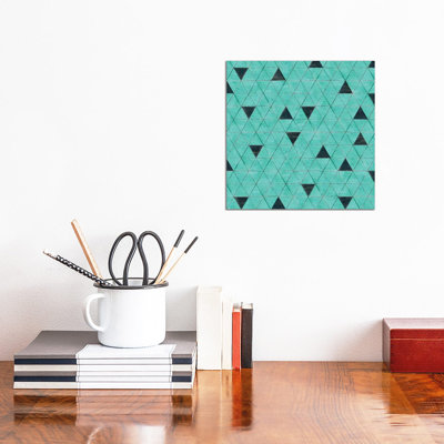 Techno Shabby Elegance - Square by Diego Tirigall - Wrapped Canvas Print