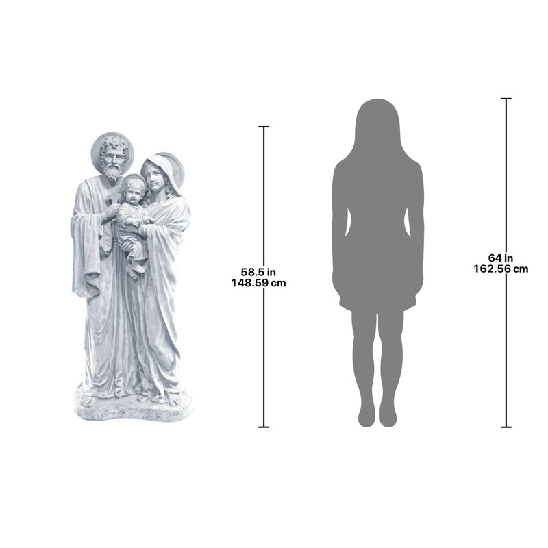 Holy Family Statue, 58.5"H X 27" W X 18" D