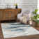 Danishyar Abstract Design Modern Blue/Beige Area Rug