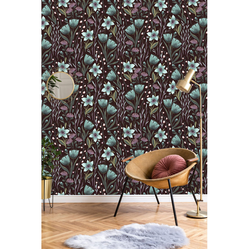 Rouleau de papier peint adhésif Brazos, L 10,42 pi x l 25 po