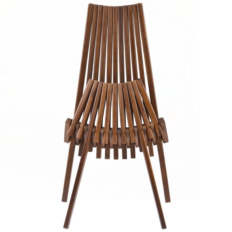 Folding wood chair