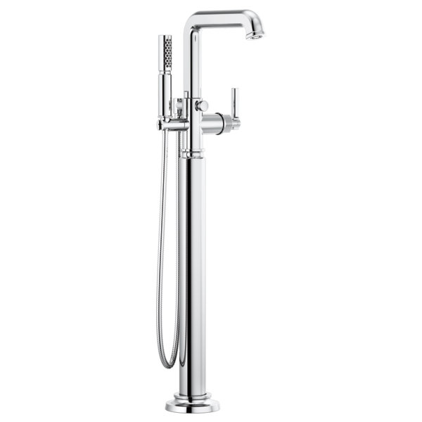 Invari® Single-Handle Floor Mount Tub Filler, Chrome, Lever