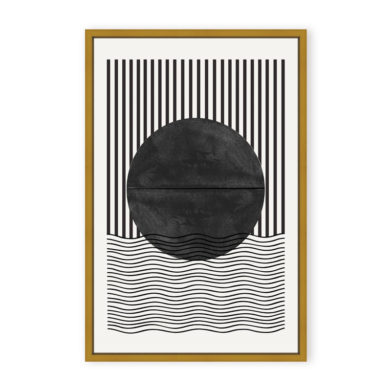 BaB No10. Print by The Miuus Studio, 48" H x 32" W x 1.125" D, Black, Framed Matted Print
