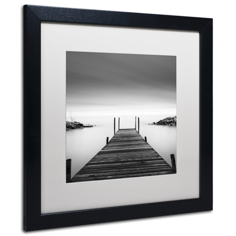 Dave MacVicar Black and White Framed Canvas Print, 20x20