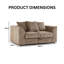 2 Seater Corduroy Sofa-1523823927