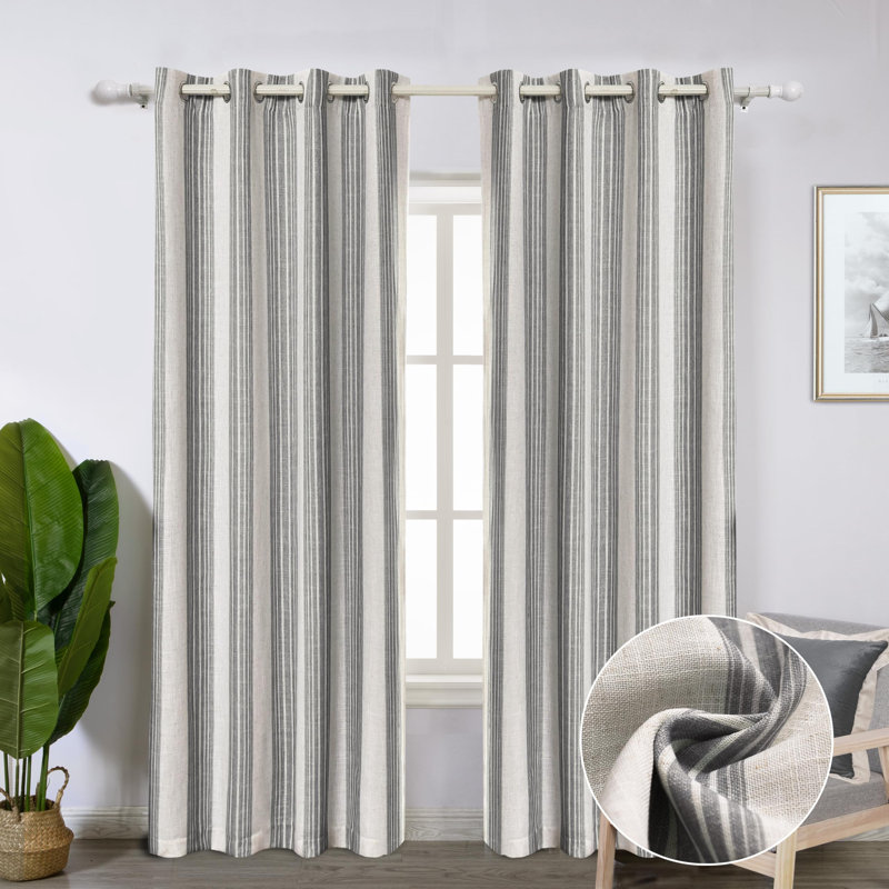 Blackout Curtain, gray, 132cm Width x 244cm Drop