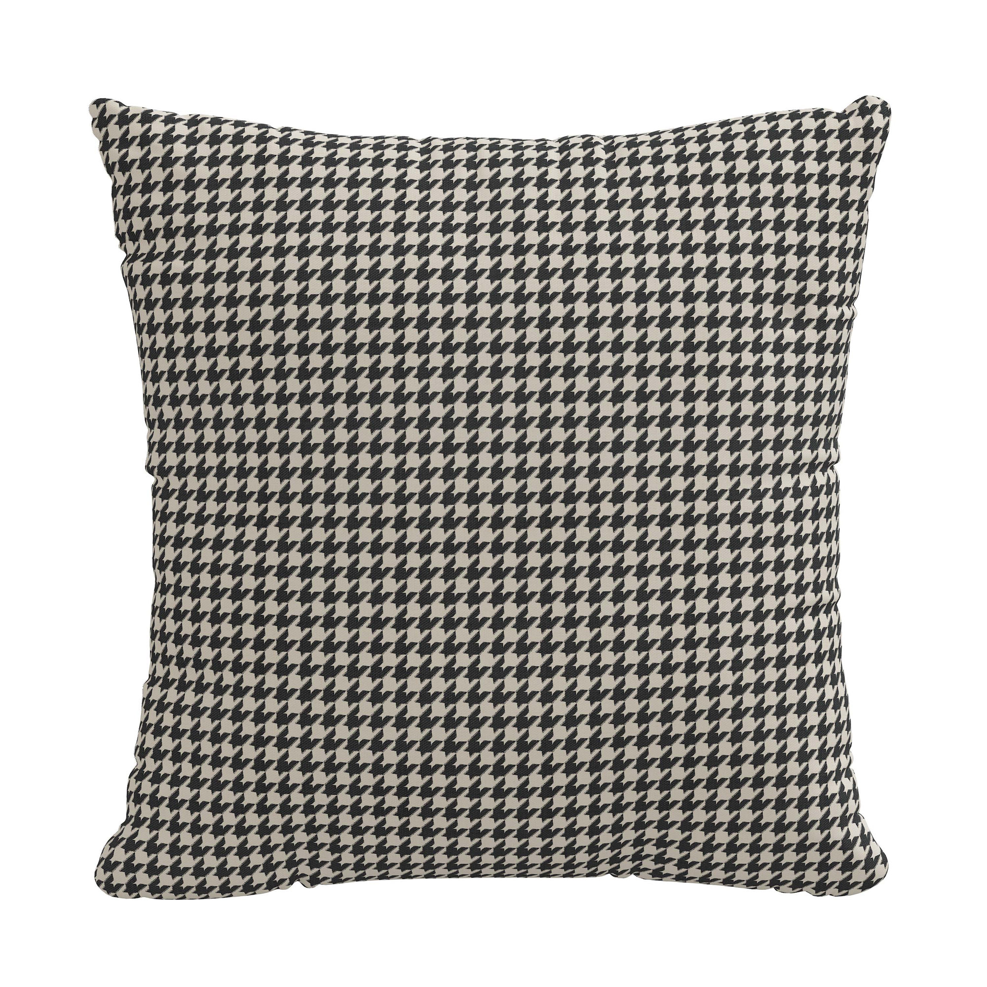 Arkins Geometric Cotton Throw Pillow, Pillow Cover Only - No Insert, 20, Black/White