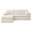 Canapé modulaire en velours côtelé l 102 po Boneless-880668508