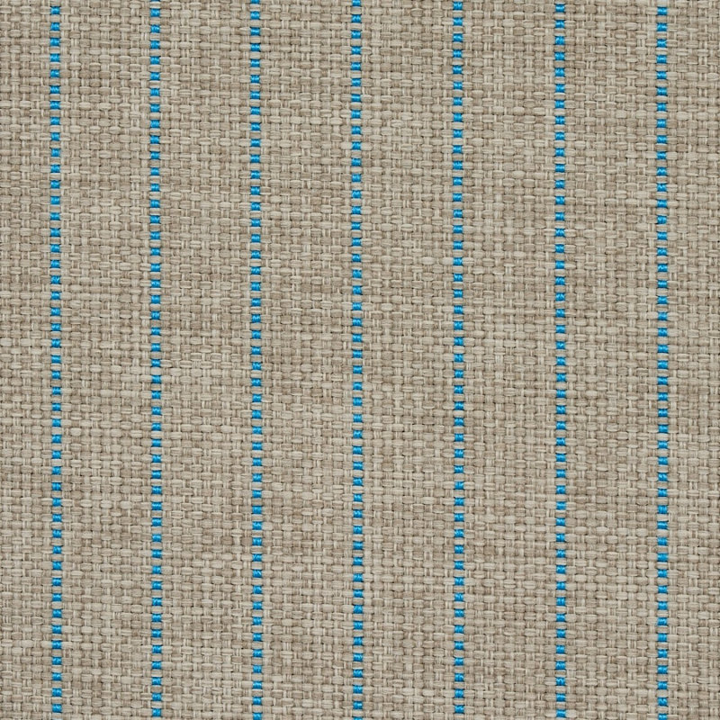 Tissu intérieur / extérieur à rayures Manning, Aqua