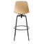 Clean Cut Swivel Stool with Metal Frame-69342288-69342295