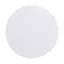 Table basse d'extérieur moderne blanche avec motif cannelé ondulé - ronde de 26,77 po, H 14,76 po, matériau MGO, capacité de 66 lb, sans assemblage pour patio, jardin ou balcon
