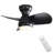 23" 3-blade Modern Flush Mount Ceiling Fan With Remote Control And Light Kit Included-2134460520