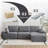 Pet-Friendly Cloud Modular Sectional Sofa-1640701050