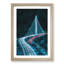 Oakland Bay Bridge in San Francisco 1 Piece Single Picture Frame Wall Art on MDF-56925465-56925468