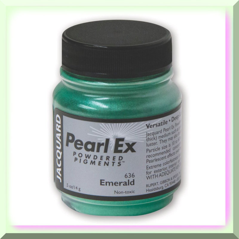 Emerald Shimmer Pearl-Ex Pigment 5oz Jar