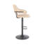 Upholstered Faux Leather Bar Stool