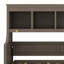 Lit escamotable avec bureau et tablettes de rangement-18185231