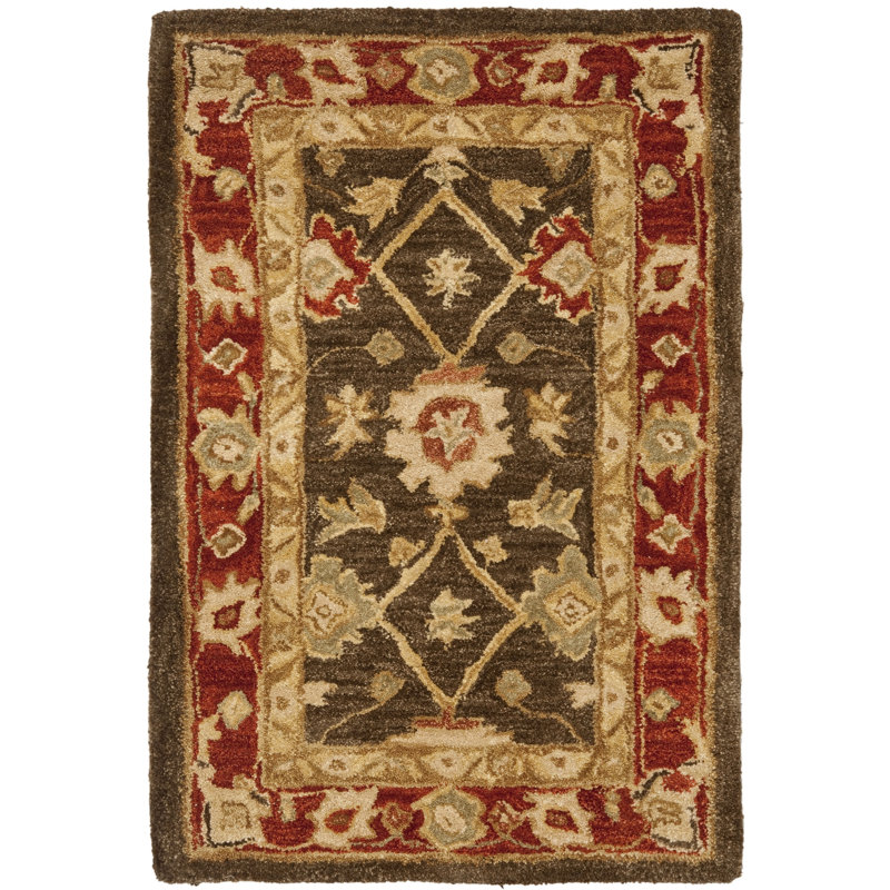 Tapis oriental en laine touffeté à la main Codee, Rectangle 6 pi x 9 pi