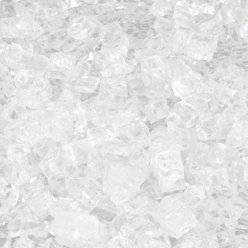 Crystal Clear Reflective Tempered Fire Glass for Fire Pits