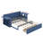Daybed With Removable Desk - Storage Drawers & Hydraulic Side Table-1393205973-1393205974