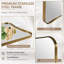 Miroir de salle de bain Contemporary Cadre en acier inoxydable-41474998-58363945