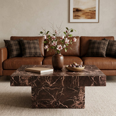 Modern Coffee Table With Stylish Texture Design