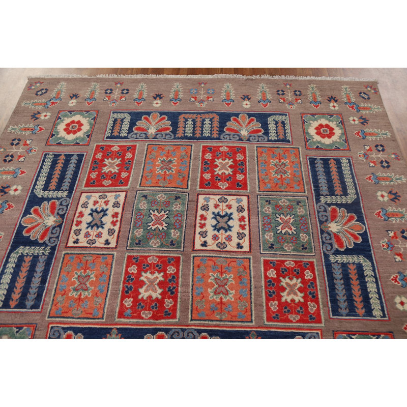 Garden Design Kazak Oriental Area Rug 6x9