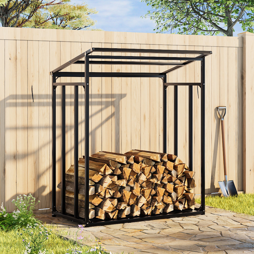 135cm W Metal Log Rack