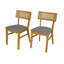 47cm H Fabric Upholstered Parsons Chair-630436402