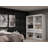 Mulberry Contemporary Modern Open Wardrobe Closet with Drawers and Adjustable Shelves in White-918661420