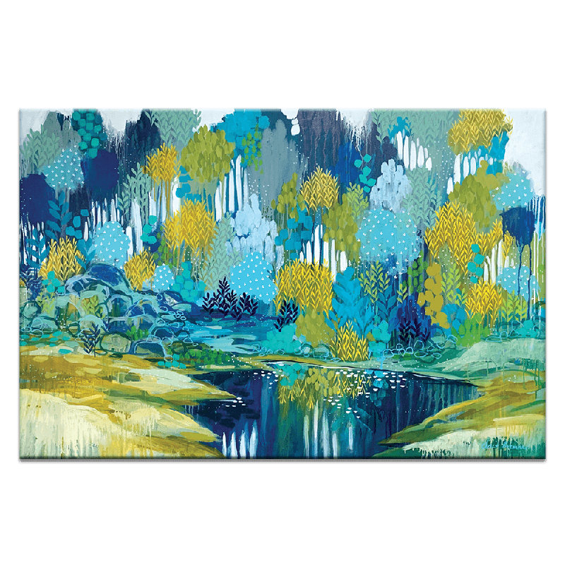 Hidden Creek by Clair Bremner - Print, Wrapped Canvas, 51cm H x 76cm W x 3cm D