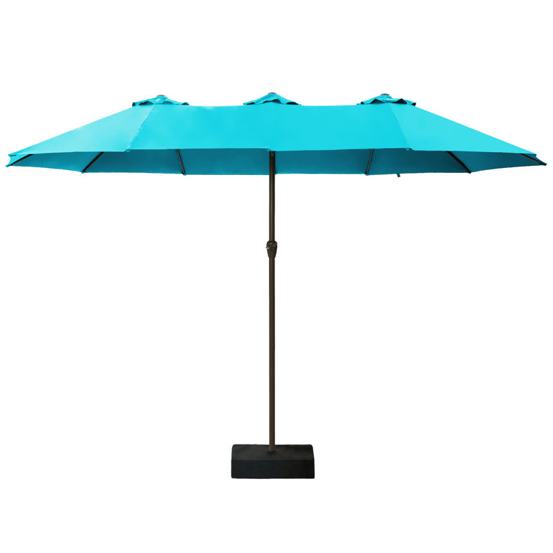 Parasol de marché 15X9Ft, Bleu