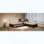 Lit plateforme simple en L avec rangement, bureau, lit gigogne et lumière DEL-856782321-856782326