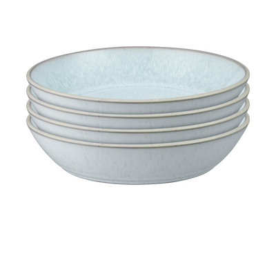 Kiln Green Set of 4 Pasta Bowls
