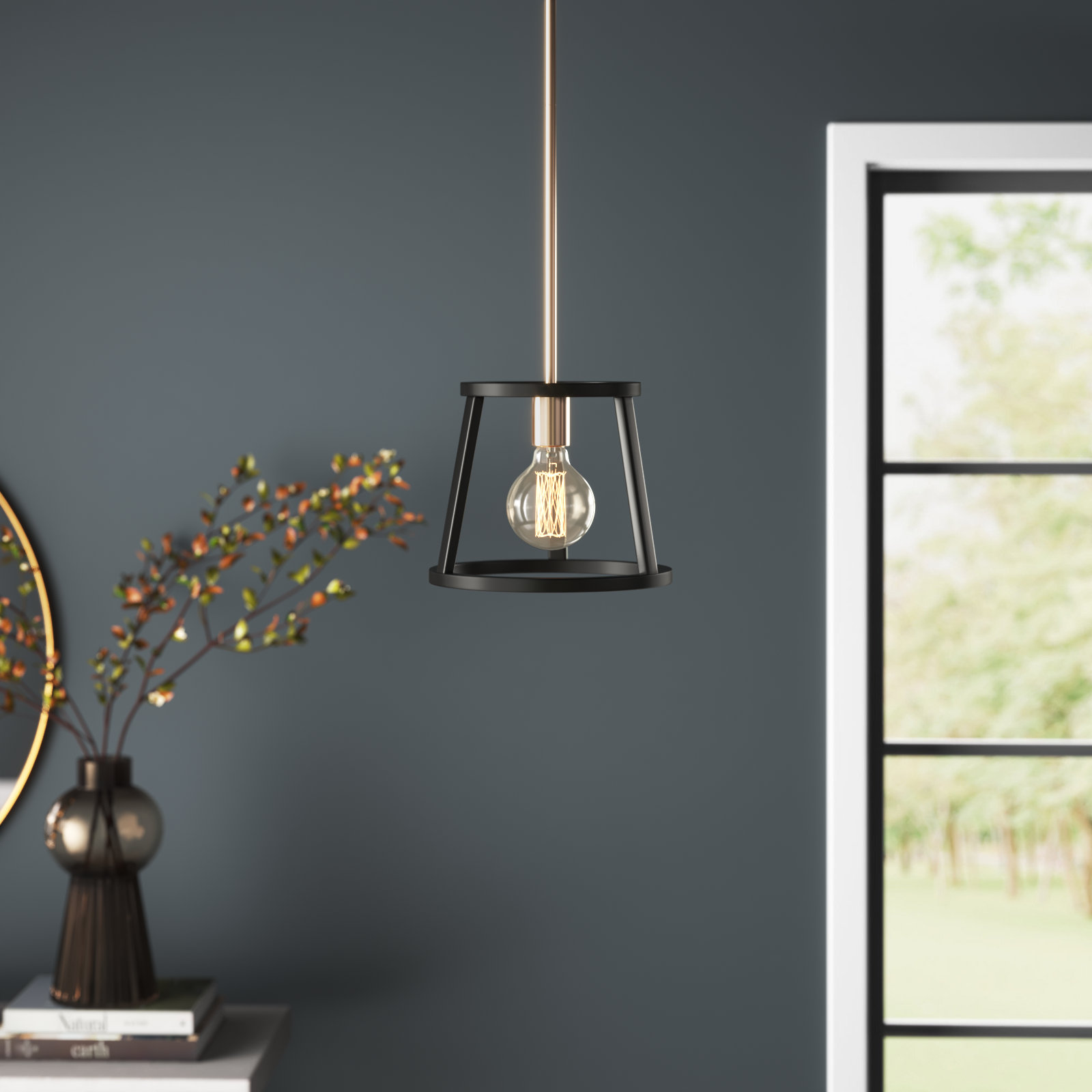 Brielle Single Light Dimmable Pendant