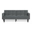 Velvet Futon Couch Convertible-1580280038