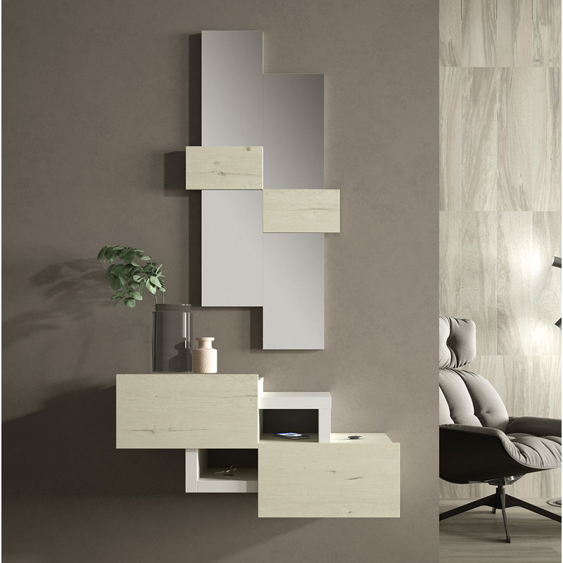 Shoshoni Hall Tree 213.36cm Wide, Cream