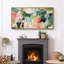 «Mid Century Shape Colorful Abstraction Vibrant», reproduction d'art sur toile-98041898-111376732
