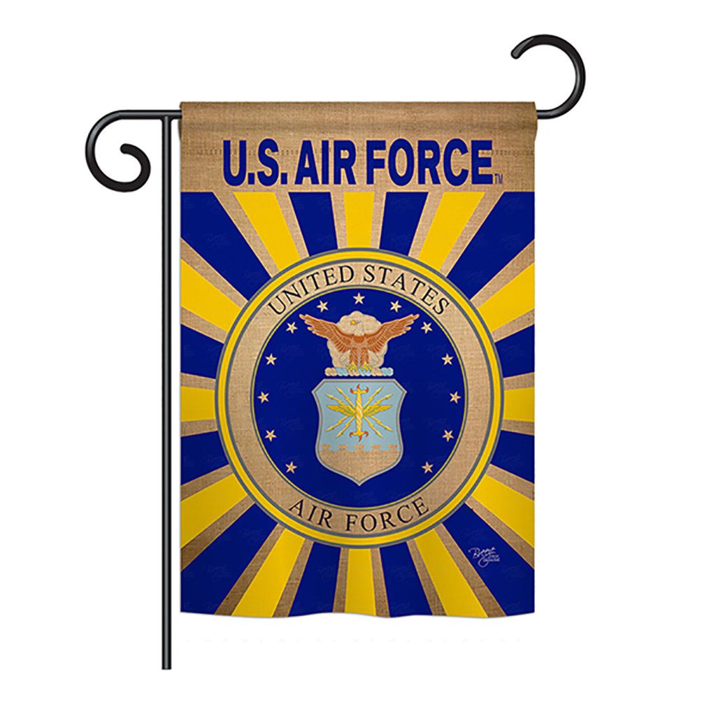 Double Sided 18.5'' H x 13'' W Burlap Garden Flag Breeze Decor