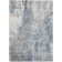 Machine Washable Indoor/Outdoor Xhevrie Blue Rug