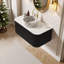 Meuble-lavabo flottant mural 36 po avec lavabo en céramique, plateau en pierre frittée, tiroir à fermeture en douceur 36 po-2079071677-2079071665
