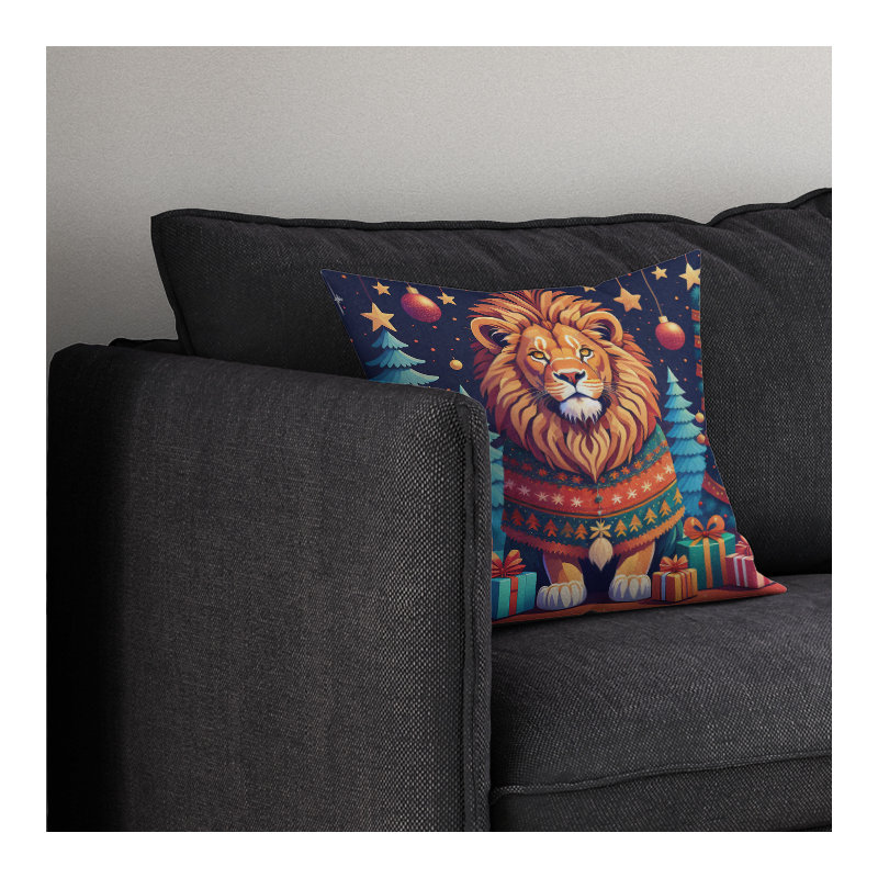  Coussin décoratif intérieur / extérieur en polyester Autre / Sans motif, 14 po x 14 po