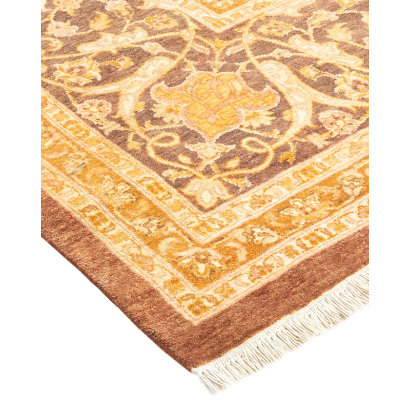 Tapis unique en laine noué à la main 8 pi 1 po x 11 pi 1 po Clas Mogul