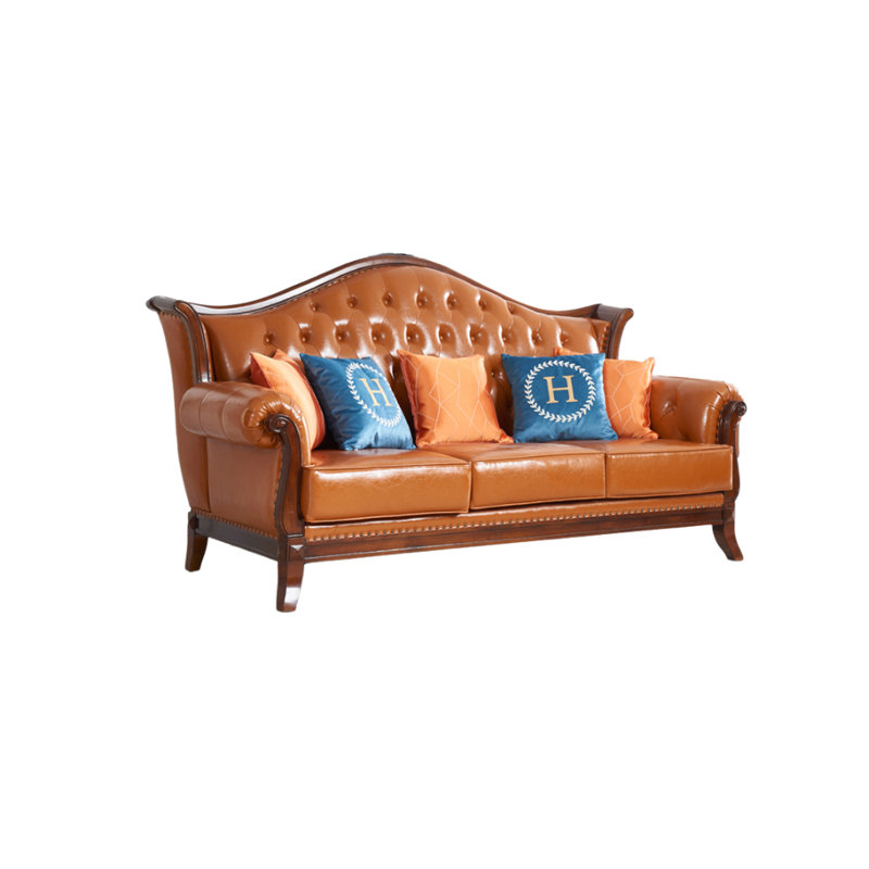 Canapé en cuir véritable European Cowhide